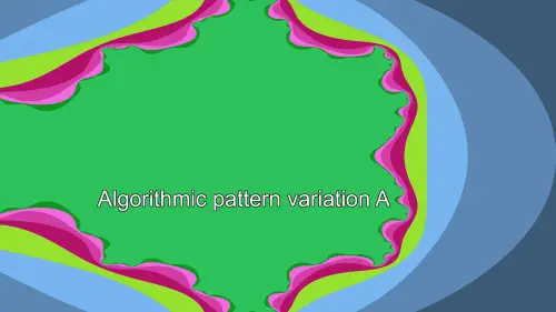 Algorithmic pattern variation A